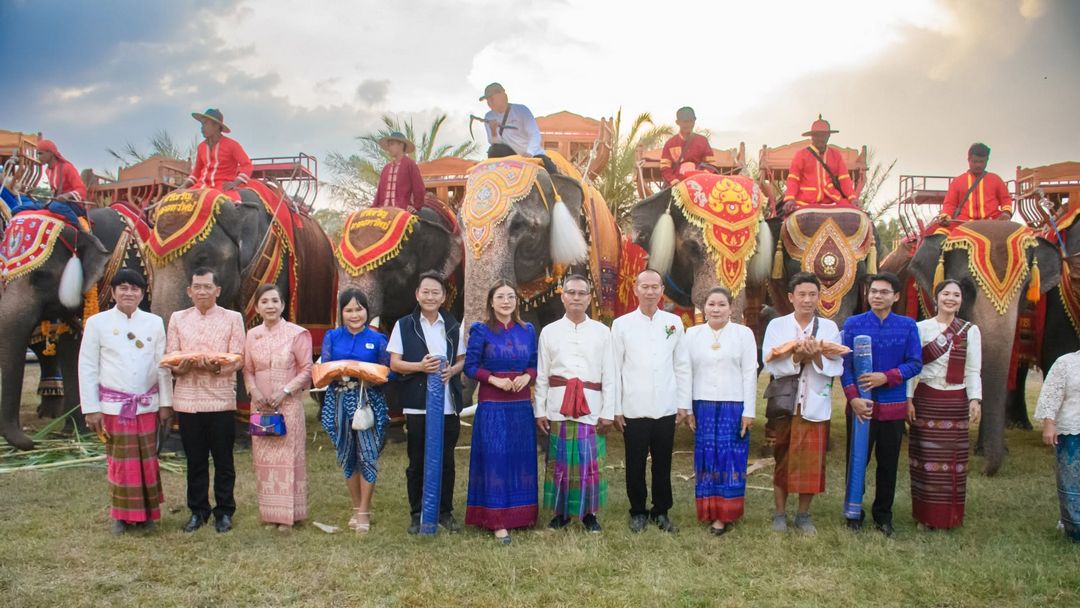 ขบวนแห่เครื่องสักการะบูชาพระบรมสารีริกธาตุ ๒๕ กุมภาพันธ์ ๒๕๖๙ ช้าง ๑๔ นางรำ ๕๐๐ คน